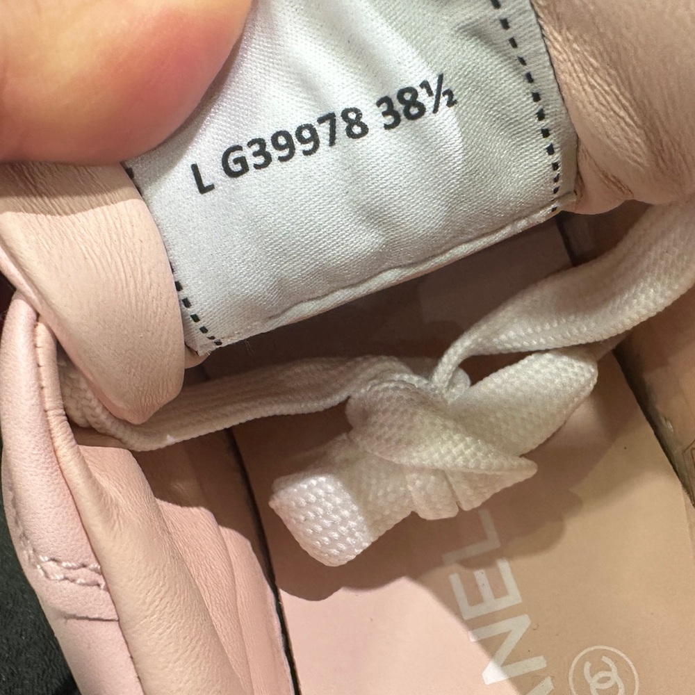 CHANEL Light Pink Women's Sneakers - Picture 5 of 10